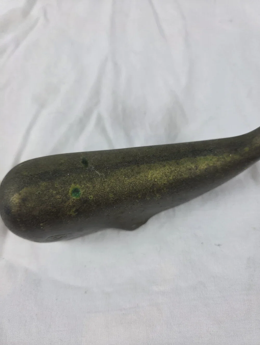 Vintage Brass Whale Figure - Picture 3 of 8